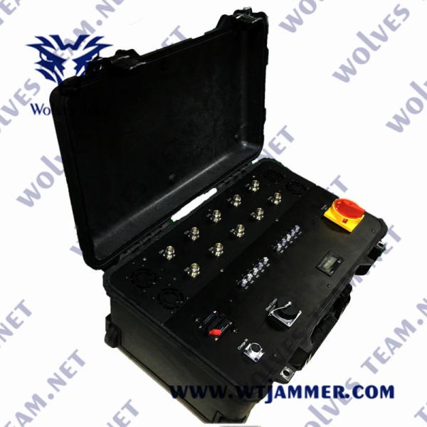 Military 2500m Long Distance 2.4 Ghz Jammer For Drones