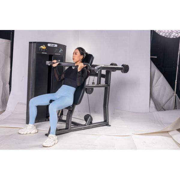 Shoulder Press Ax Series Indoor Commercial Pin Loaded Gym Equipment with Neutral and Overhand Handle Positions for Distribution