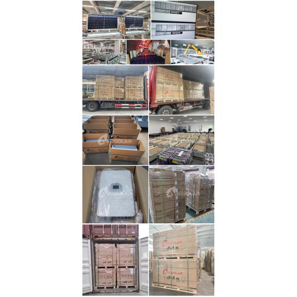 Complete Home Solar Systems with LiFePO4 Lithium Battery Hybrid 5-10Kw Solar Panel Kits