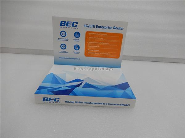 Quality Free Design Counter Display Racks Acrylic Counter Top Display Rack With Signage for sale