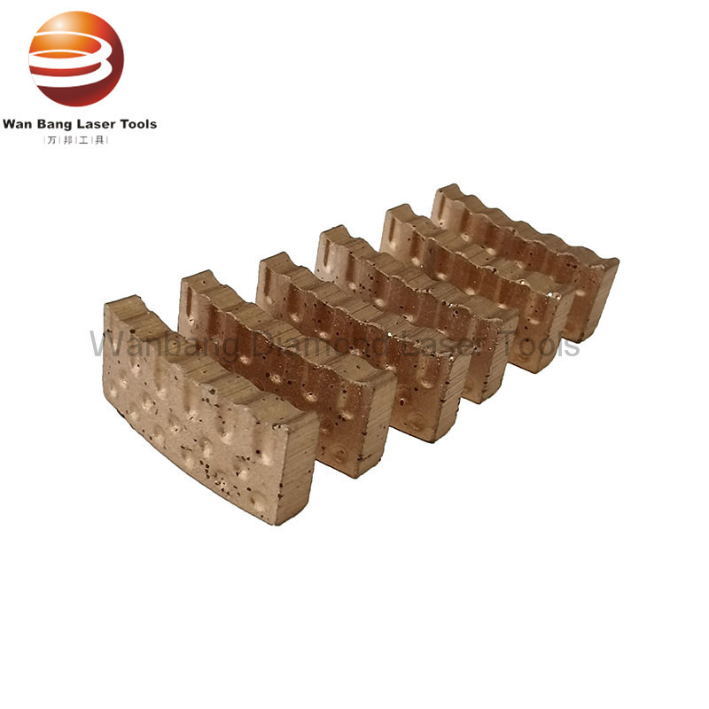 Wave Edge Diamond Core Drill Segment For High Frequency Welding And Retipping