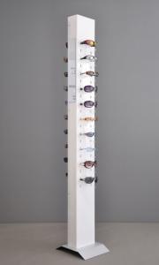 Double Side Floor Reading Glasses Display Stands , Spectacles Display Rack Durable