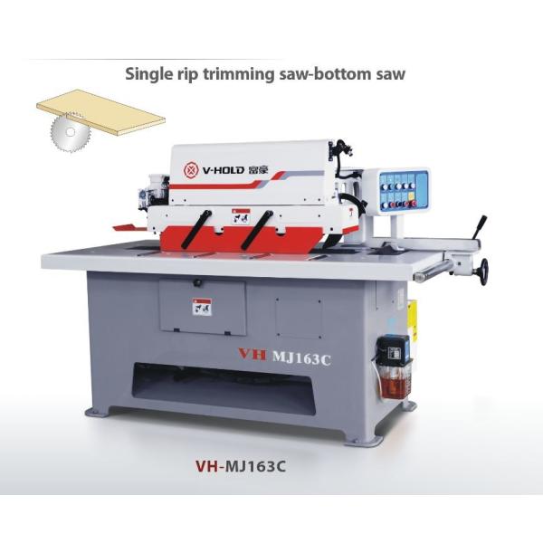 Trimming Straight Line Rip Saw , High Efficient Multi Blade Rip Saw Cutting Width 410mm
