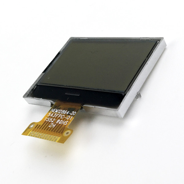FSTN Positive 128x64 LCD Graphic Display COG 3.3V SPI Interface With White Backlight