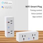 For Tuya Smart Output Plug Wifi Smart Plug Support Wifi US Standard Remote