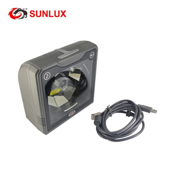 Quality Desktop Smooth Black Case Auto Laser Barcode Scanner for sale