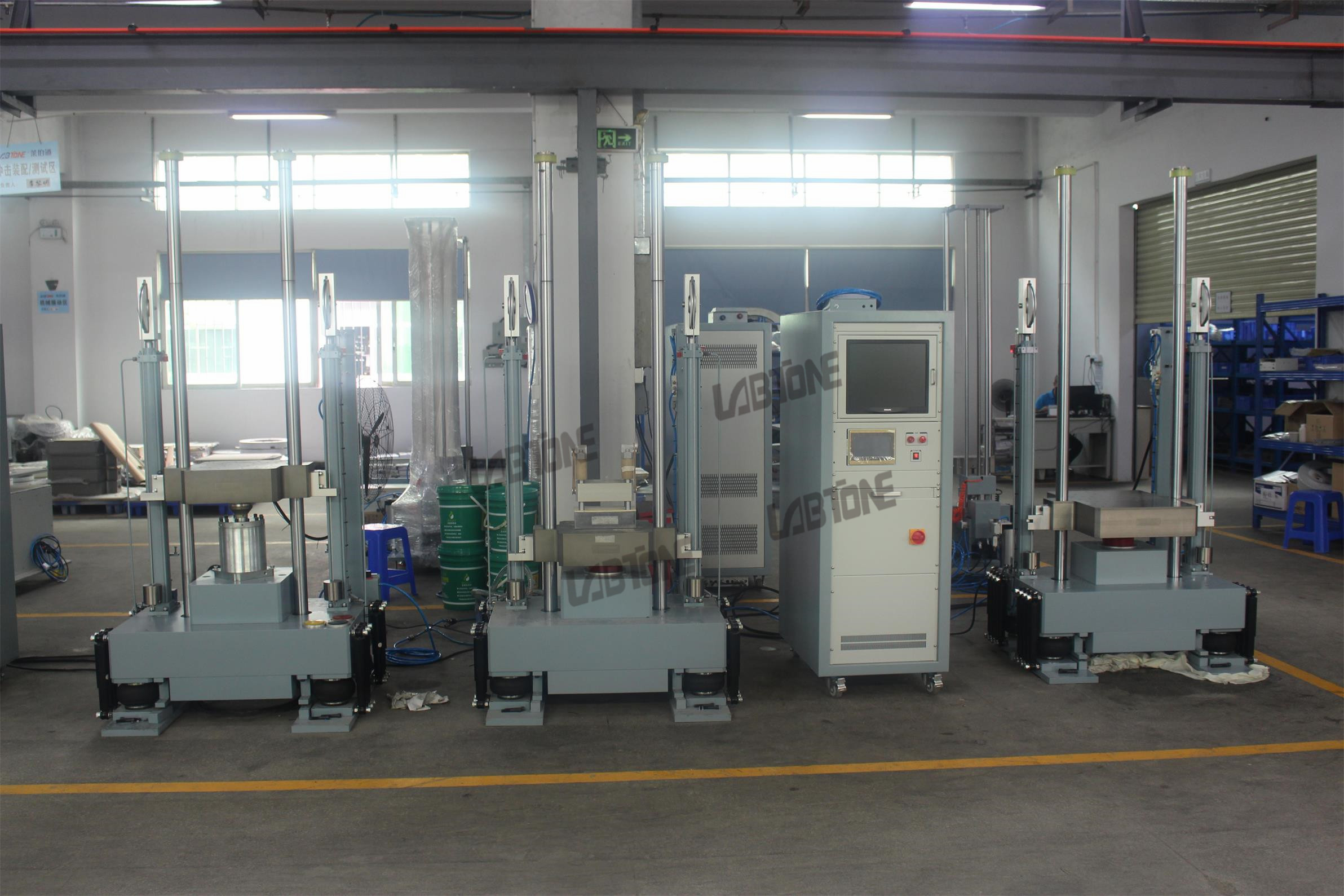 Half Sine Shock Pulse Mechanical Shock Test System Machine For Battery And Laptop