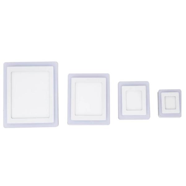 Energy Saving Two Color Dimmable LED Panel Light / RGB 18W Surface Mount LED Panel