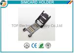 Simple Board Guide Micro SIM Card Holder Surface Mount Right Angle