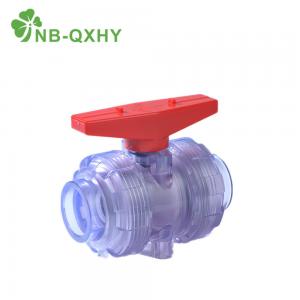 China UV Protection Industrial Plastic/UPVC Transparent Clear Union Ball Valve for Water Supply on sale