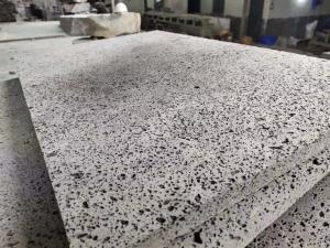 China 2cm Natural Black Lava Stone Floor Tiles 300*600mm Customizable on sale