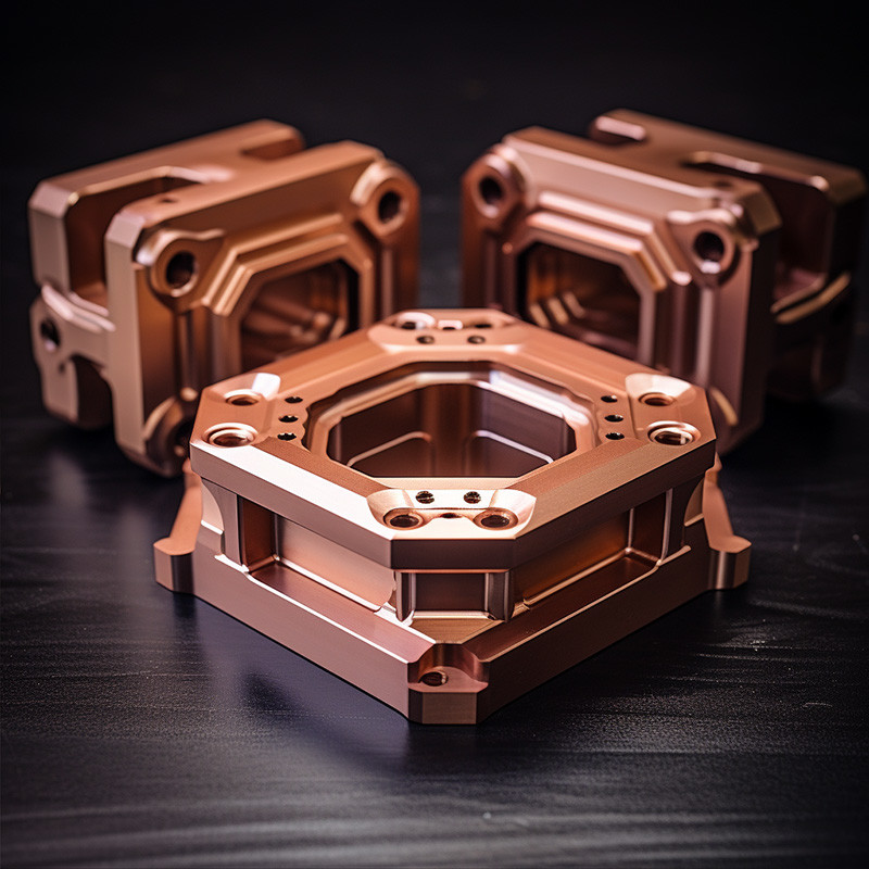 Custom Copper Parts CNC Milling Parts Machining Service CNC Machining Milled Part