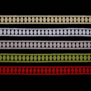 High Tenacity Sysmetric Cushions 2cm Embroidery Lace Trim