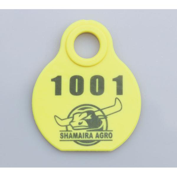 cattle neck tag,cow ear tag,cattle ID tag,with rope and lock,plastic TPU material,80*65mm,yellow,pink,light blue color