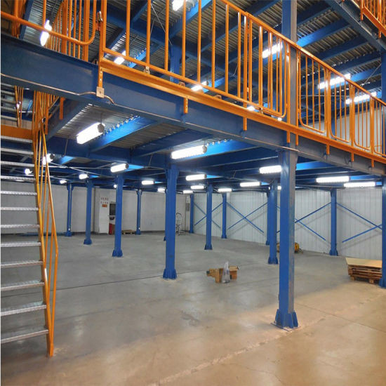 Heavy Goods Industrial Mezzanine Floor Rack System Load Capacity 0-3000kg