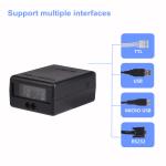 Fixed Mount Barcode Qr Code Reader Module RS232 2D TTL YHD-M300D