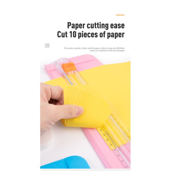 Versatile Manual A4 Paper Cutter Trimmer for Various Crafting Materials