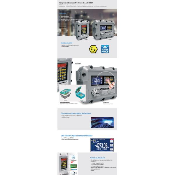 Flameproof 350ohm Electronic Platform Weighing Scale