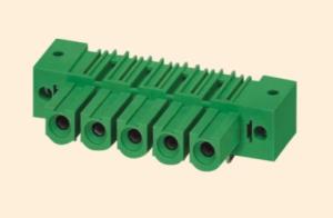 Wholesale RD2EDGRBM-10.16 with flange 2P-12P 1000V 41A panel mount pluggable terminal block from china suppliers