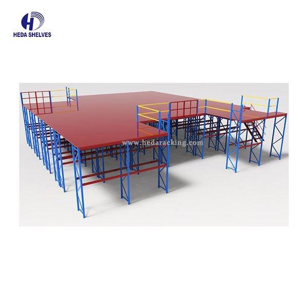 Quality 1000kg/Layer Pallet Mezzanine Floor Racking System for sale