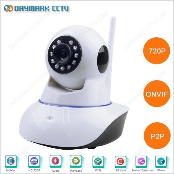 Quality 720p p2p built-in microphone security camera rohs certificate for sale