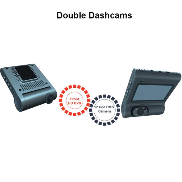 Quality 4G WIFI Car Dash Camera System Android IOS Phone APP With DMS Functions for sale