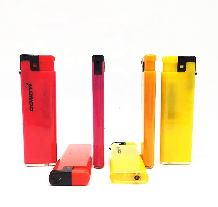 Dy-F015 Model Windproof Jet Flame Lighter Custom Design Printed Logo Lighters