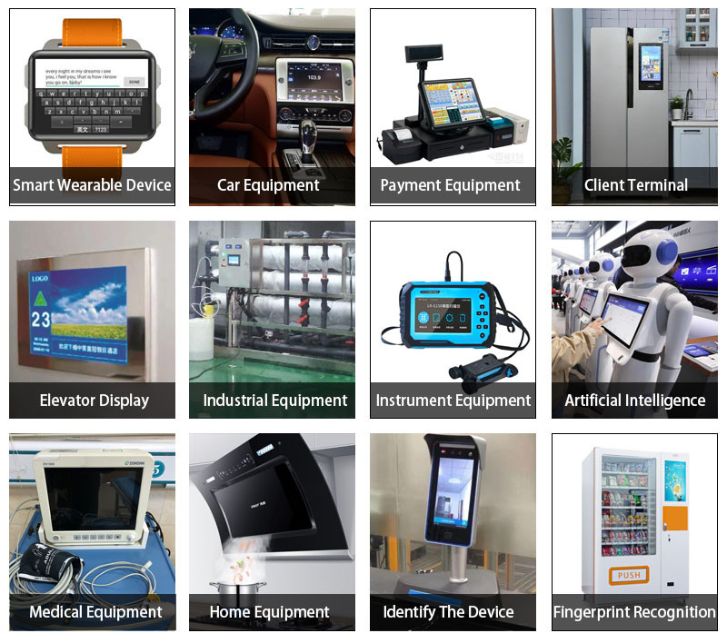 1024x600 Dot Matrix LCD Display Module Hight Brightness Wide Temperature Display