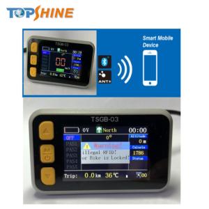 Wholesale General Protocol Electric Bike Speedometer GPS LCD Display With Bluetooth RFID System from china suppliers