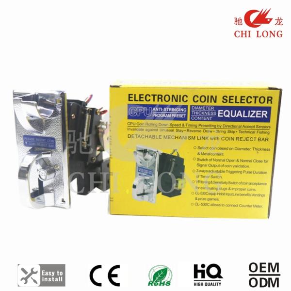 Quality Anti Fishing Cpu Coin Selector Material With 3 Ways Adjustable Timer Switch for sale