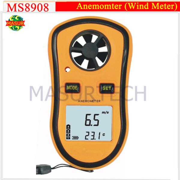Quality Mini Digital Wind Speed Meter Pocket Anemometer Thermometer Digital Thermometer Speed Temperature Measuring Instruments for sale