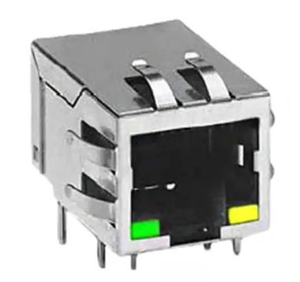 Quality J1B1211CCD RJ45 Ethernet Connector MODULE WITH 10/100 BASE-TX for sale