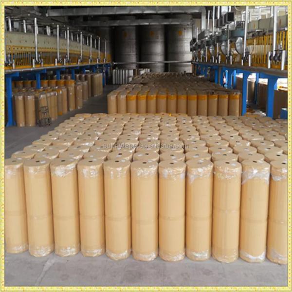 40 45mic Clear BOPP Water Acrylic Tape Jumbo Roll Customized Colors And Logos