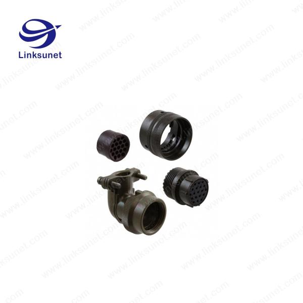 Amphenol Female Sockets Circular Connectors Assembly PT08A - 14 - 19S 90 Degrees High Flexibility