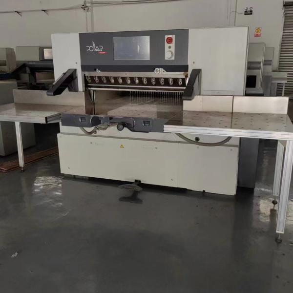 380V Electric Paper Cutter Guillotine Cutting Machine 2800x2800x1600 Mm For Smooth Cutting