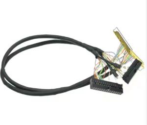 Custom IPEX-20445-050E 50 Pin Micro Coax LVDS Cable for 7 LCD Display