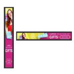 Android 28 Inch 700 Nits 1920*360 Stretched Bar LCD Touch Screen Open Frame or