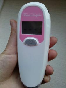 China Mini size portable pink color pregnancy baby heart monitor, pocket fetal doppler on sale