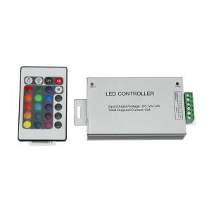 Wholesale Aluminum Case 24 Key IR Remote Controller 3CH Common Anode Mode from china suppliers