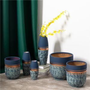 China Fashion Nordic Style Flower Vase Wedding Hotel Centerpiece Decorative Matte Ceramic Vase For Decor on sale
