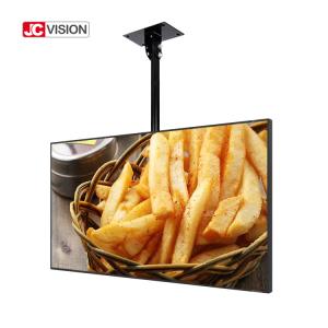 China JCVISION Ultra Thin Wall Mount Digital Signage Smart Touch Screen LCD Advertising Display on sale
