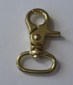 Wholesale shiny nickel color alloy snap hooks from china suppliers