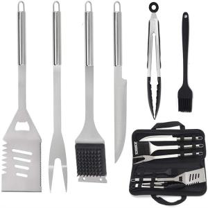 Wholesale Heavy Duty Stainless Steel Bbq Tool Set LFGB Approved Multifeature from china suppliers
