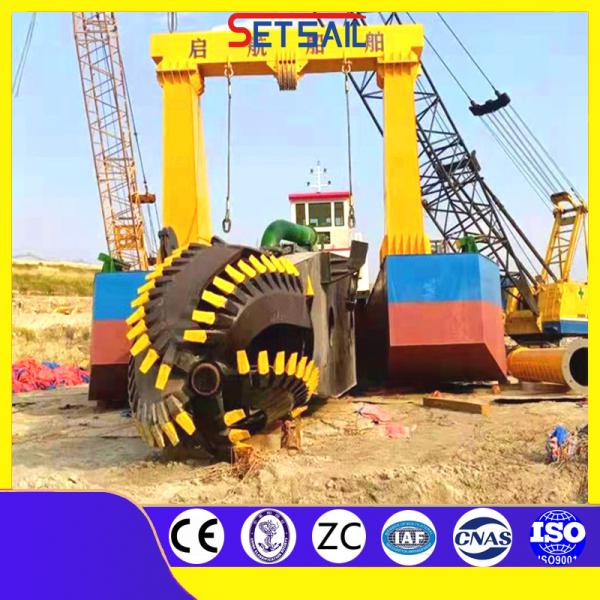 Ladder Shape Square or Round Shape Cutter Suction Set Sail CCS Mining Equipment Dredger