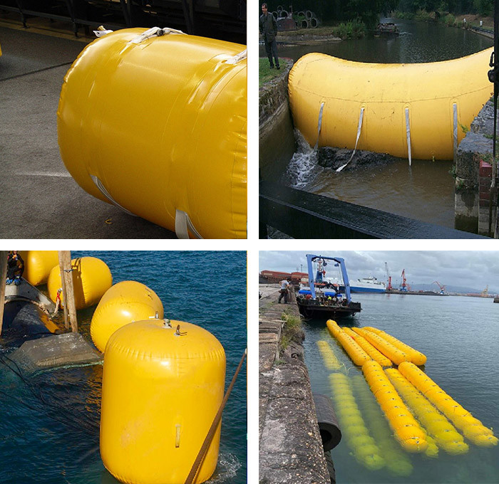 Durable Marine Lifting Balloons Synthetic Cord Rubber High Load Capacity