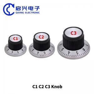 China 6mm Potentiometer Knob C1/C2/C3 Bakelite Guitar Knobs on sale