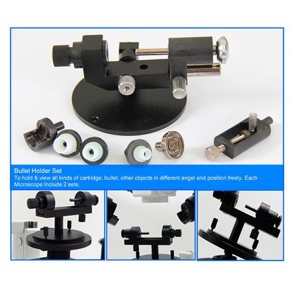 Motorized Digital Forensic Comparison Microscope with High Resolution CCD Camera and LED Illumination for Laboratory Research