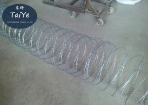 High Security Galvanized Concertina Cross Razor Barbed Wire Fencing