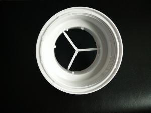White Color Plastic Connector Plastic Injection Moulded Components High Precision
