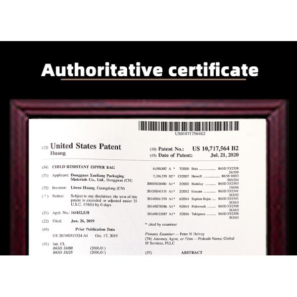 Child Resistant Stand-up Pouches Unique Contour Design Medical-Grade Recyclable Materials.